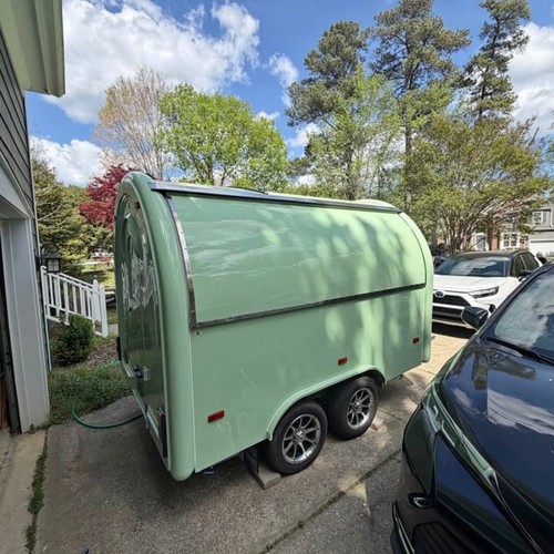 Mint green mobile - green, catering