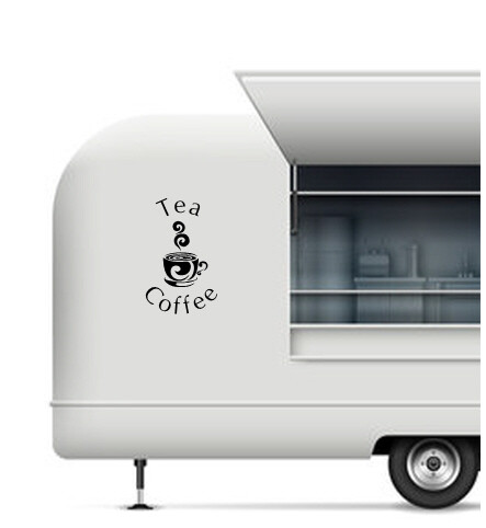 Tea coffee burger van - &,