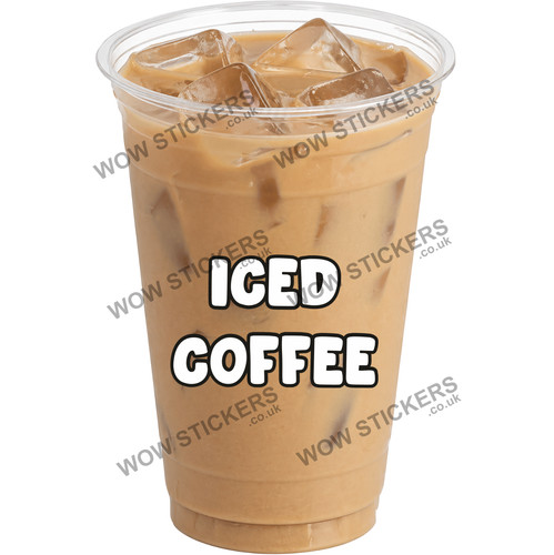 Coffee van sticker iced - sticker,
