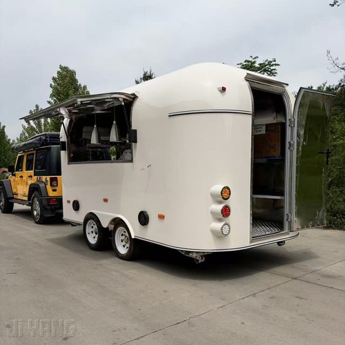 Cream white mobile catering - white,