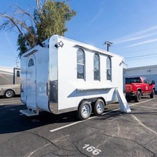 Elegant White Mobile Food