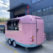 Large Pink Food Trailer Mobile