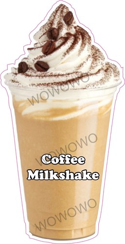 Ice cream van sticker coffee - cream,